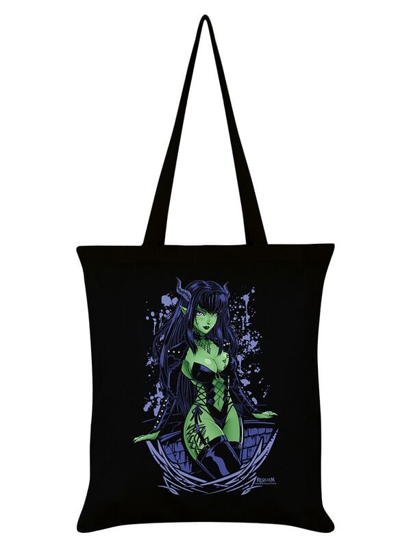 Sac En Tissu Gothic de Requiem Collective - Halle - pour Unisexe - noir - Requiem Collective