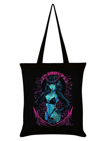 Sac En Tissu Gothic de Requiem Collective - Jolie - pour Unisexe - noir - Requiem Collective