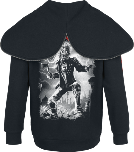 Sweat-shirt zippé à capuche  de Iron Maiden - EMP Signature Collection - S à 3XL - pour Femme - noir - Iron Maiden - View 2