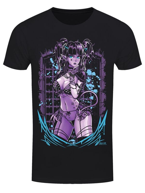 T-Shirt Manches courtes Gothic de Requiem Collective - Blair - S à XXL - pour Homme - noir - Requiem Collective