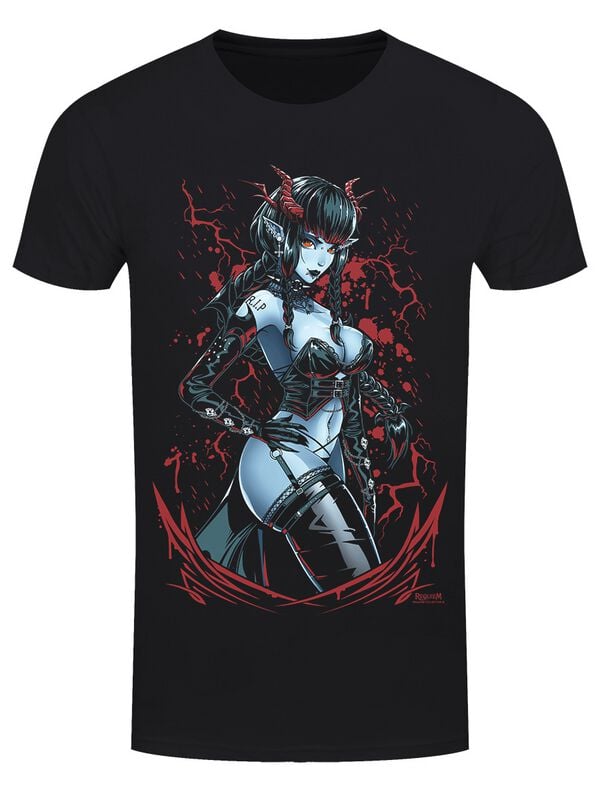 T-Shirt Manches courtes Gothic de Requiem Collective - Ruby - S à 3XL - pour Homme - noir - Requiem Collective