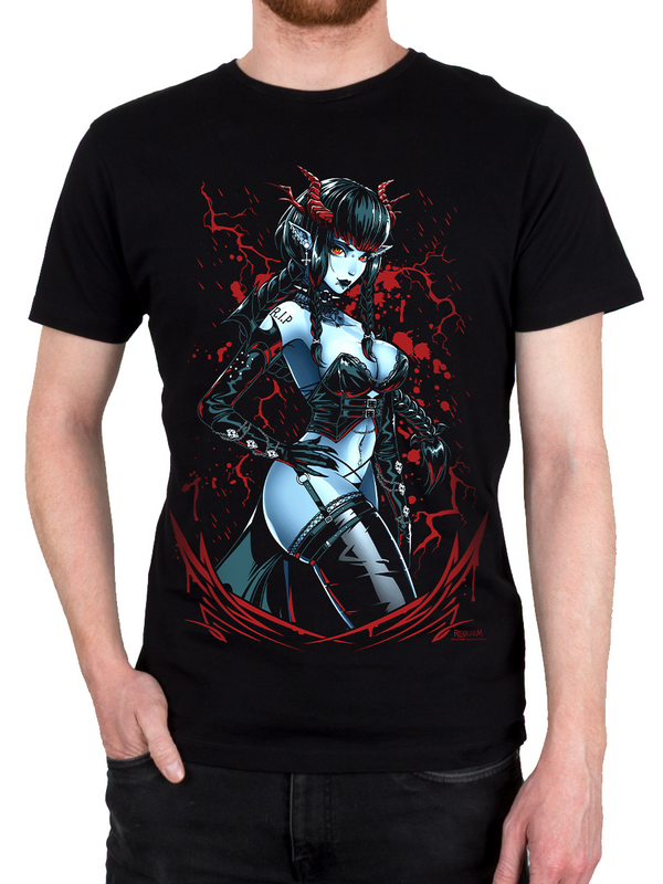 T-Shirt Manches courtes Gothic de Requiem Collective - Ruby - S à 3XL - pour Homme - noir - Requiem Collective - View 2