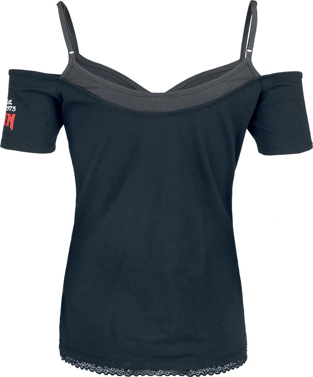 T-Shirt Manches courtes  de Iron Maiden - EMP Signature Collection - S à XXL - pour Femme - noir/gris - Iron Maiden - View 2