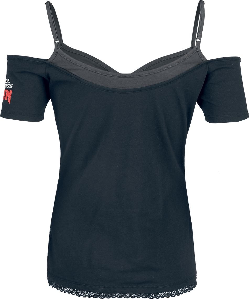 T-Shirt Manches courtes  de Iron Maiden - EMP Signature Collection - S à XXL - pour Femme - noir/gris - Iron Maiden - View 2