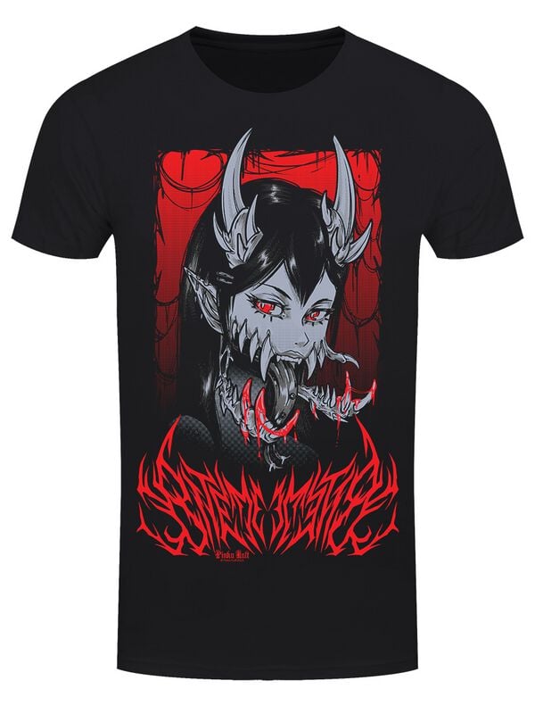 T-Shirt Manches courtes Gothic de Pinku Kult - Bite - S à XXL - pour Homme - noir - Pinku Kult