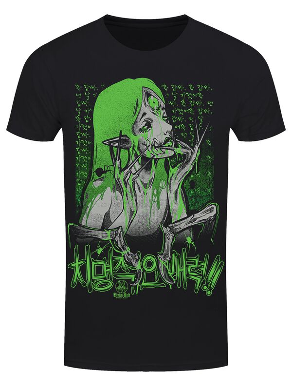 T-Shirt Manches courtes Gothic de Pinku Kult - Venom - S à XXL - pour Homme - noir - Pinku Kult