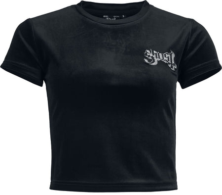 T-Shirt Manches courtes  de Ghost - Sweat Zippé Ghost - Collection Signature EMP - S à XXL - pour Femme - noir - Ghost