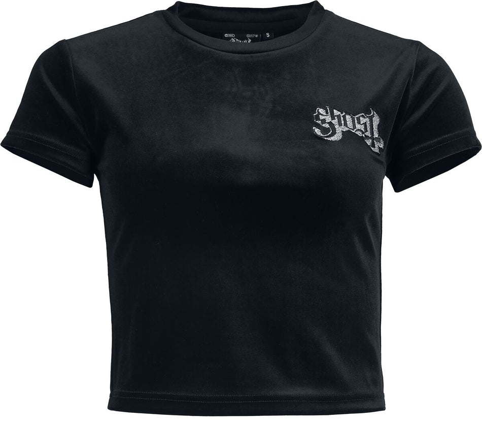 T-Shirt Manches courtes  de Ghost - Sweat Zippé Ghost - Collection Signature EMP - S à XXL - pour Femme - noir - Ghost