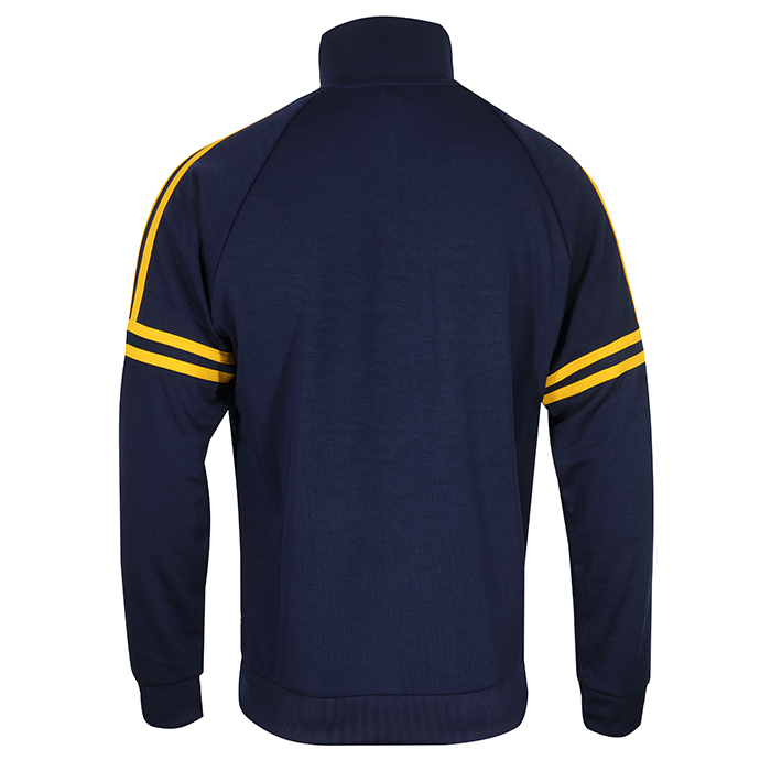 Haut de survêtement  de Gola - Zipped Raglan Track Top with Over Arm Stripes - Navy - S à XXL - pour Homme - marine - Gola - View 2