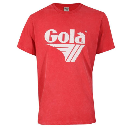 T-Shirt Manches courtes  de Gola - Gola - Logo Print Washed T-Shirt Red - S à XXL - pour Homme - rouge - Gola