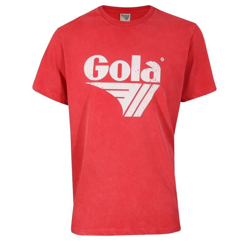 T-Shirt Manches courtes  de Gola - Gola - Logo Print Washed T-Shirt Red - S à XXL - pour Homme - rouge - Gola