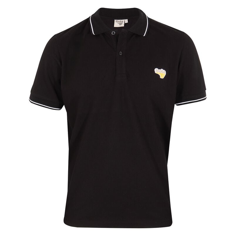 Polo  de Gola - Gola - Mens Embroidered Logo Black Polo Shirt - S à XXL - pour Homme - noir - Gola