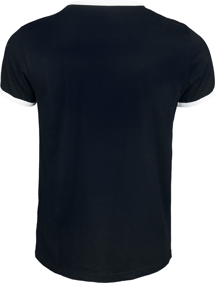 T-Shirt Manches courtes  de Gola - Gola - Logo Print Ringer T-Shirt Black - S à XXL - pour Homme - noir - Gola - View 2