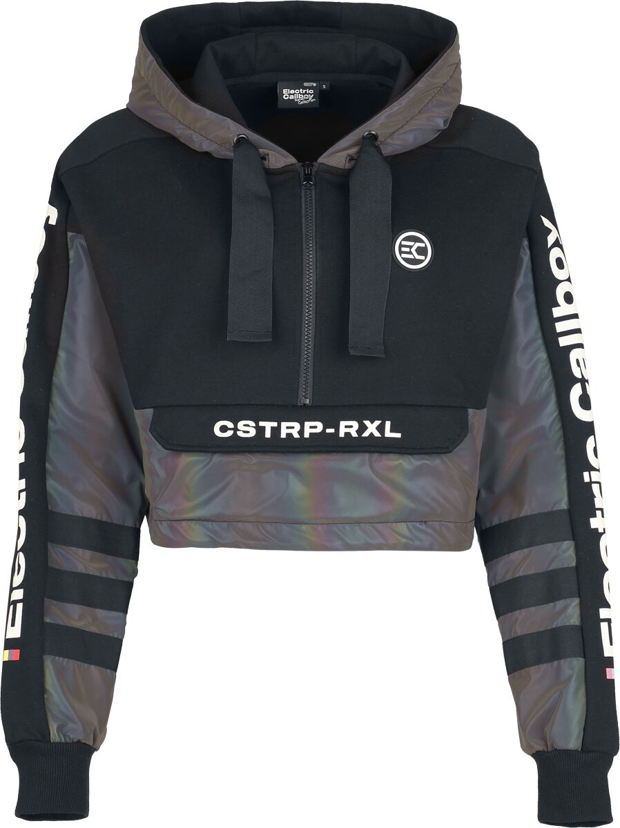 Sweat-shirt à capuche  de Electric Callboy - EMP Signature Collection - S à XXL - pour Femme - noir/gris - Electric Callboy