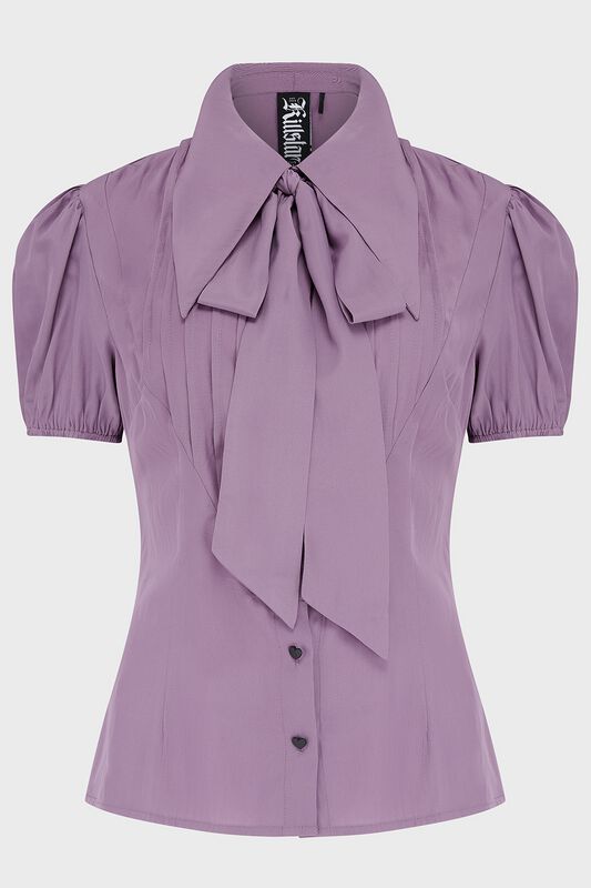 Chemisier Gothic de Killstar - Dark Lyric Blouse - XS à XXL - pour Femme - lilas - Killstar