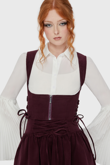 Corset Gothic de Killstar - Violet's Ballard Underbust Corset - XS à XXL - pour Femme - lilas - Killstar - View 2