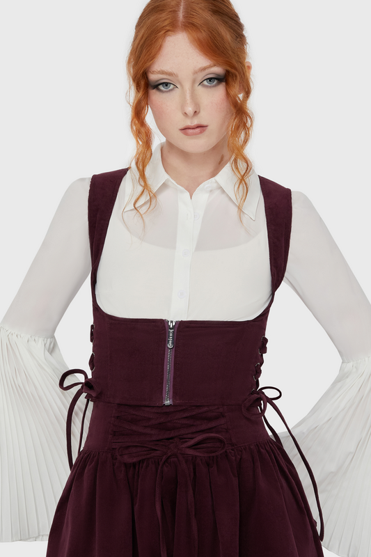 Corset Gothic de Killstar - Violet's Ballard Underbust Corset - XS à XXL - pour Femme - lilas - Killstar - View 2