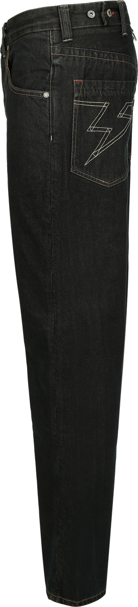 Jean Rockabilly de Chet Rock - Outcry Jeans - W30L32 à W38L34 - pour Homme - bleu - Chet Rock - View 2