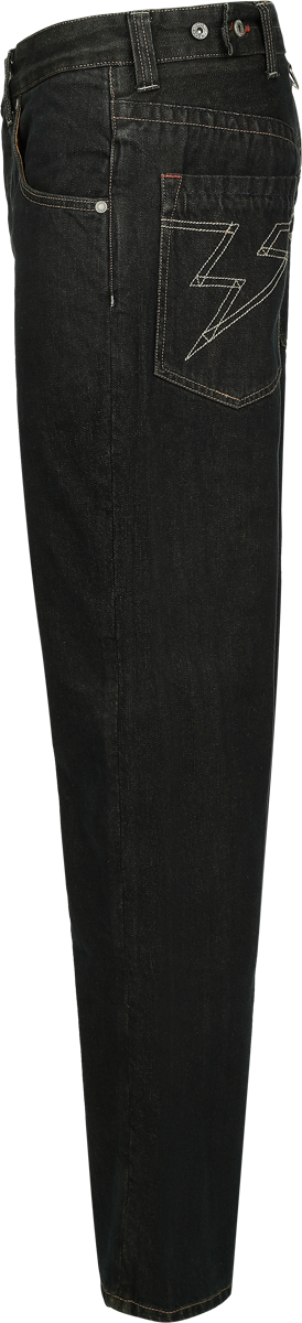 Jean Rockabilly de Chet Rock - Outcry Jeans - W30L32 à W34L34 - pour Homme - bleu - Chet Rock - View 2