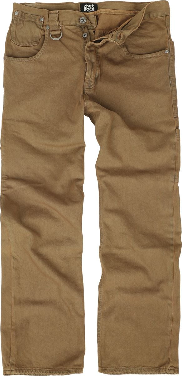 Jean Rockabilly de Chet Rock - Auden Jeans - Camel - W30L32 à W38L32 - pour Homme - camel - Chet Rock