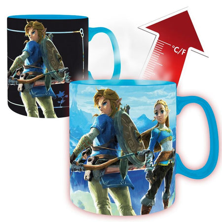 Mug Gaming de The Legend Of Zelda - Zelda & Link - Mug Magique - pour Indifférent - multicolore - The Legend Of Zelda