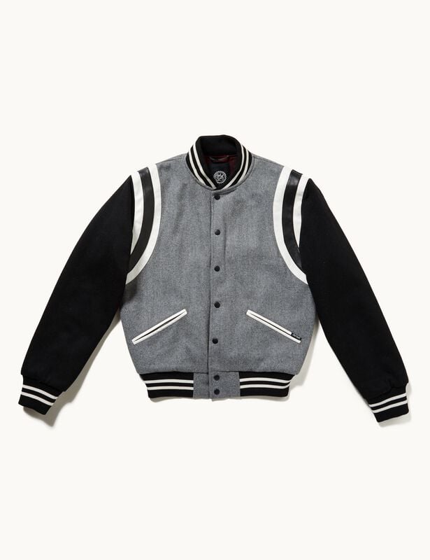 Veste Varsity  de Chet Rock - Veste Varsity Johnny - S à XL - pour Homme - noir/gris/blanc - Chet Rock