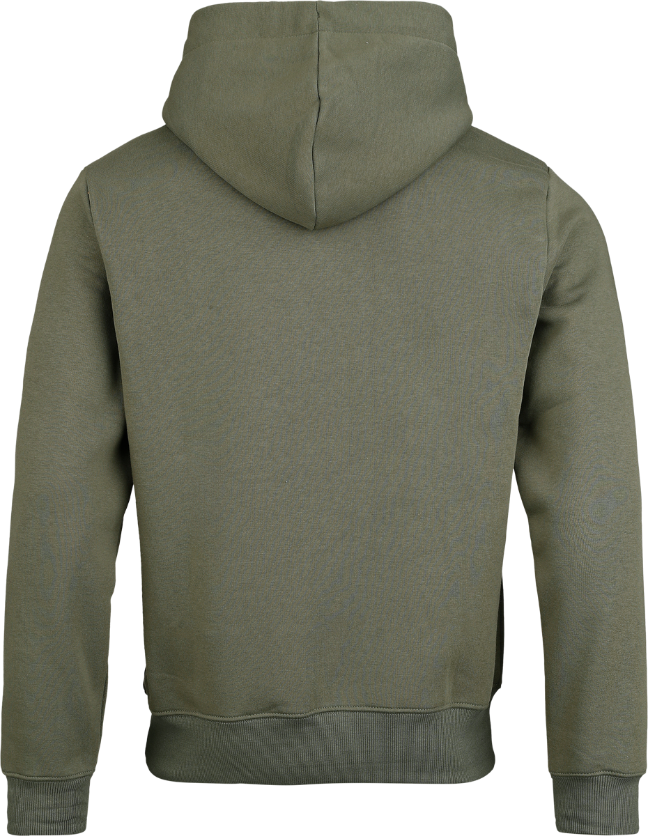 Sweat-shirt à capuche Rockabilly de King Kerosin - Country Roads Hoodie - S à 3XL - pour Homme - olive - King Kerosin - View 2