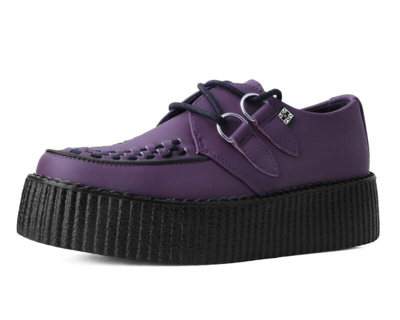 Creepers Gothic de T.U.K - Viva High Creeper - EU37 à EU42 - pour Femme - bordeaux - T.U.K