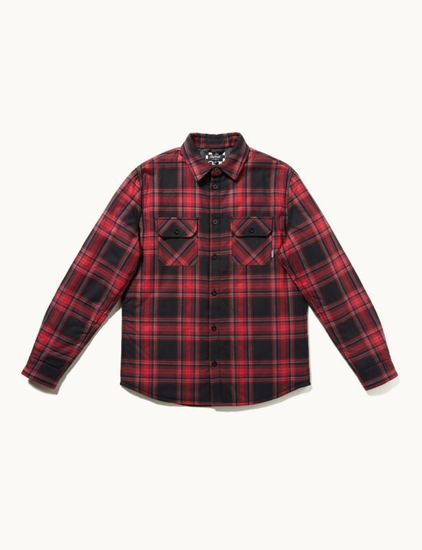 Chemise en flanelle  de Chet Rock - Chemise à Carreaux - S à XL - pour Homme - rouge/noir - Chet Rock