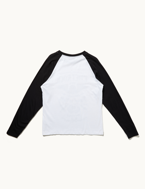 T-shirt manches longues  de Chet Rock - Road to Hell Raglan - S à XXL - pour Homme - noir/blanc - Chet Rock - View 2