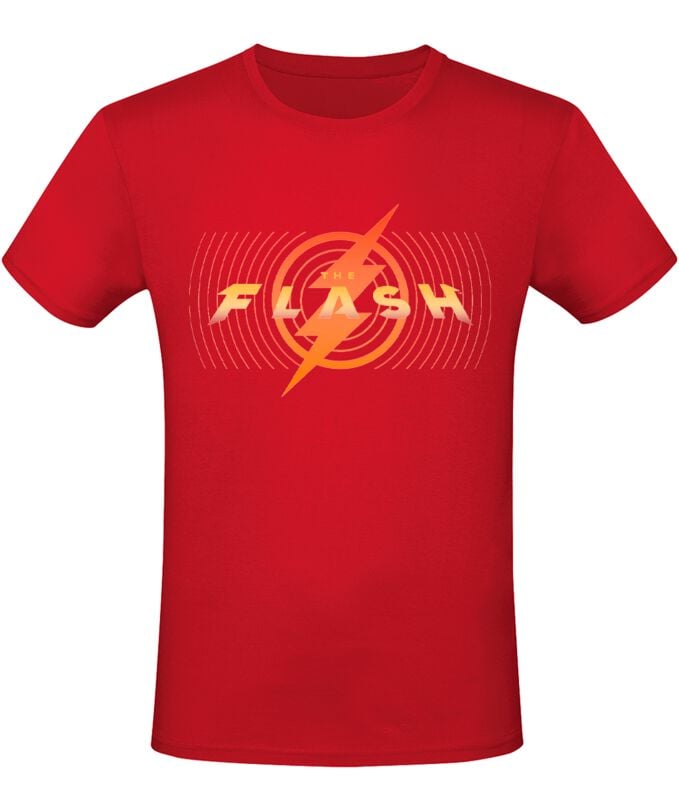 T-Shirt Manches courtes  de Flash - Logo - S à XXL - pour Homme - rouge - Flash