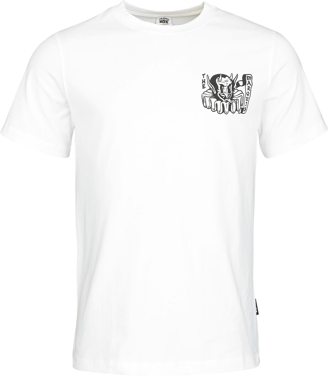 T-Shirt Manches courtes  de The Dudes - Good Times - S à XL - pour Homme - blanc - The Dudes