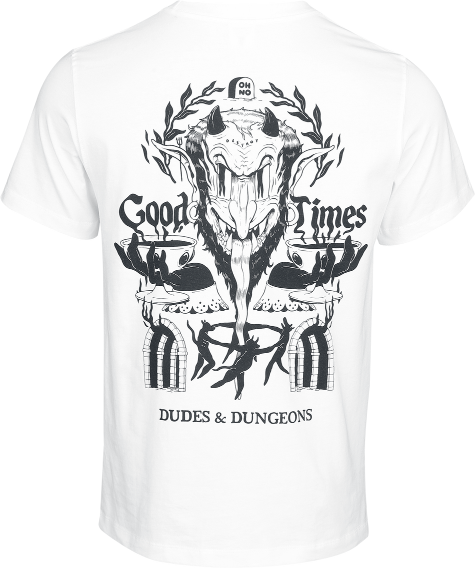 T-Shirt Manches courtes  de The Dudes - Good Times - S à XL - pour Homme - blanc - The Dudes - View 2