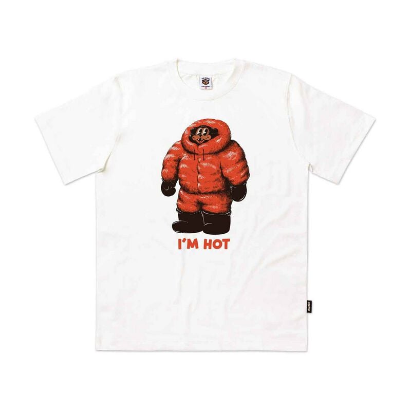 T-Shirt Manches courtes  de The Dudes - Im Hot - S à XXL - pour Homme - blanc - The Dudes