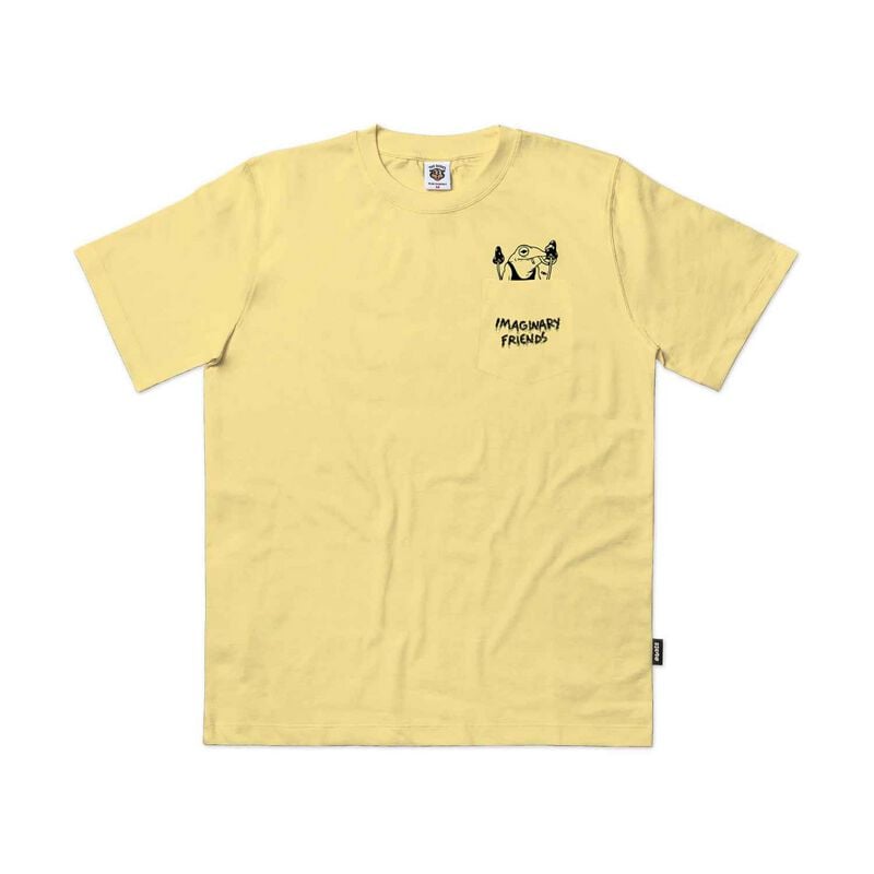 T-Shirt Manches courtes  de The Dudes - Imaginary Friends - S à XXL - pour Homme - jaune - The Dudes