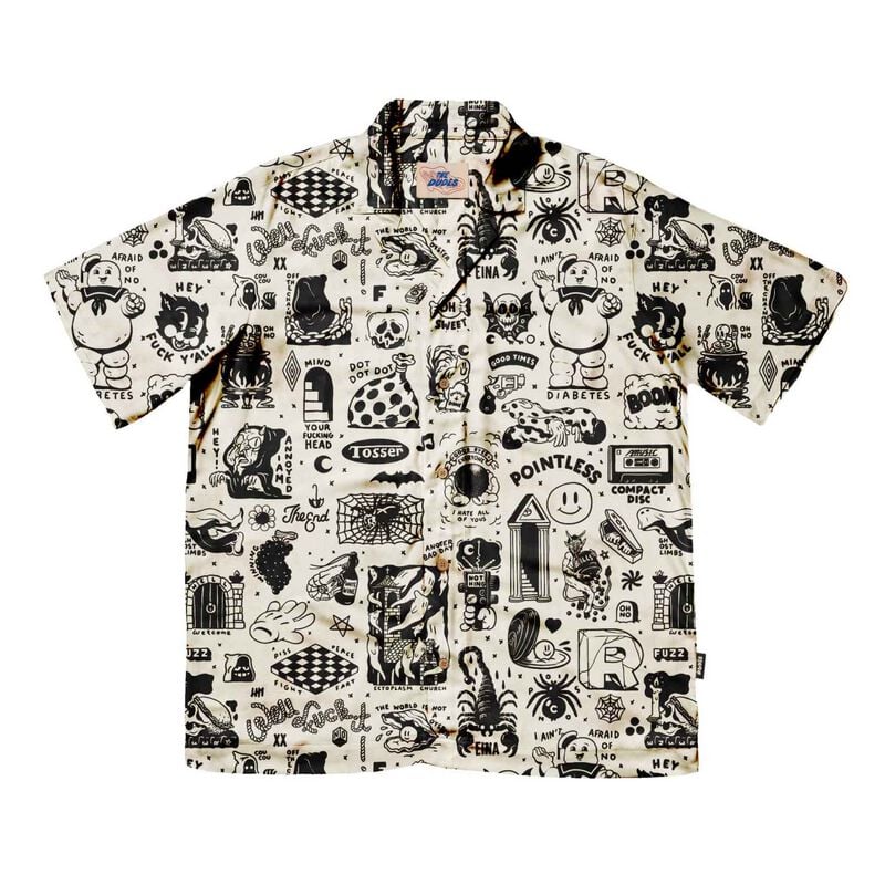 Chemise manches courtes  de The Dudes - Flashy Hawaiian Shirt - S à L - pour Homme - multicolore - The Dudes