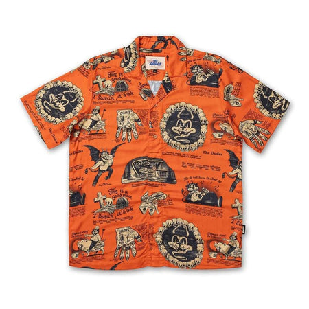 Chemise manches courtes  de The Dudes - Beelzebud - Chemise Hawaïenne Rouge - S à L - pour Homme - multicolore - The Dudes