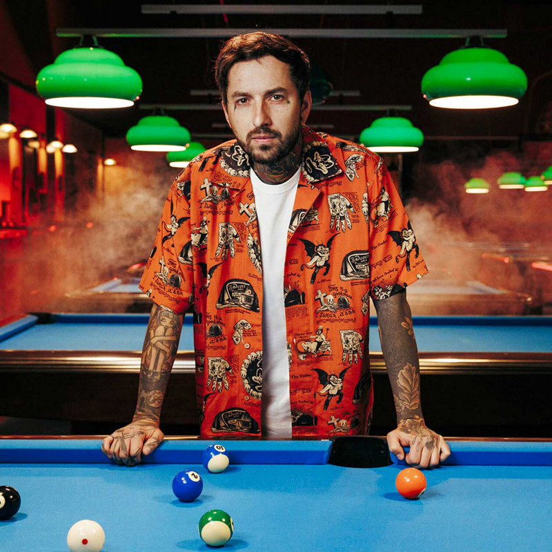 Chemise manches courtes  de The Dudes - Beelzebud - Chemise Hawaïenne Rouge - S à L - pour Homme - multicolore - The Dudes - View 2