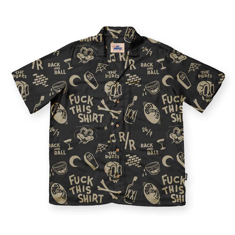 Chemise manches courtes  de The Dudes - Rack and Rall Hawaiian Shirt - S à L - pour Homme - multicolore - The Dudes