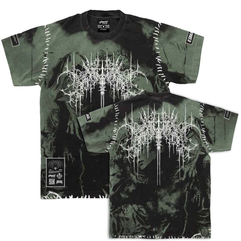 T-Shirt Manches courtes  de Stay Cold Apparel - Chamber Of Chaos - Heavy Oversized T-Shirt (mentol) 250GSM - S à 3XL - pour Homme - batik - Stay Cold Apparel