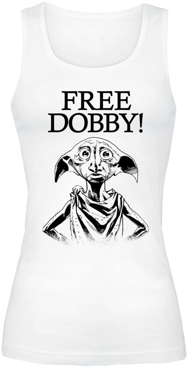 Top  de Harry Potter - Free Dobby - S à XXL - pour Femme - blanc - Harry Potter