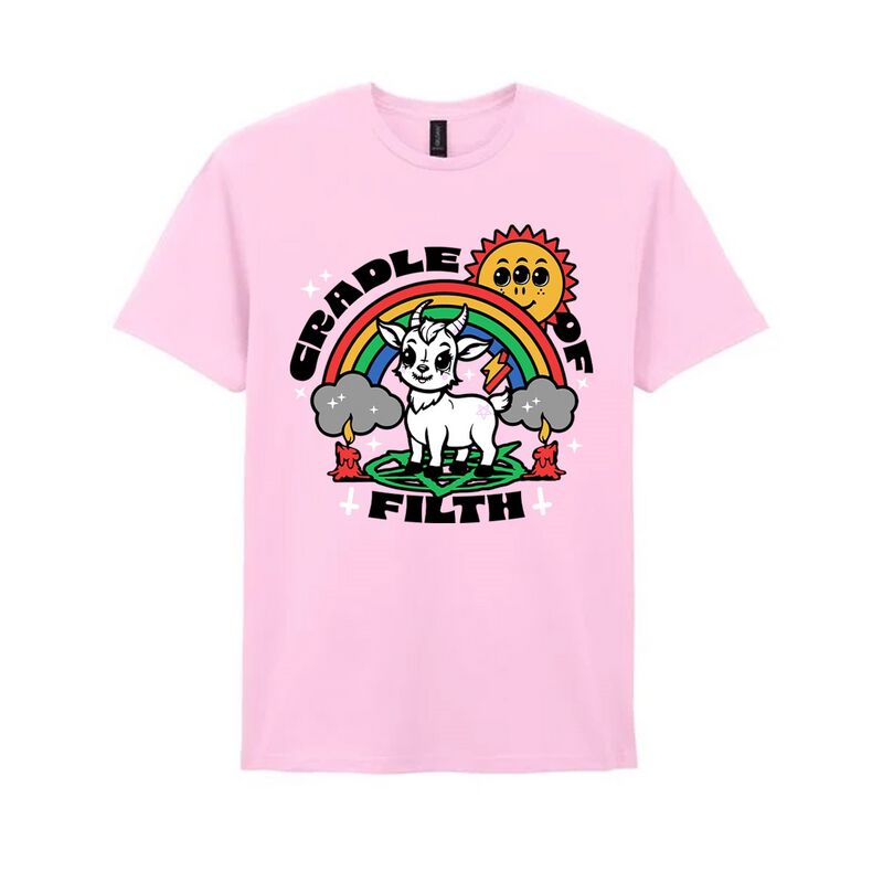 T-Shirt Manches courtes  de Cradle Of Filth - Cradle Of Fun - S à XXL - pour Homme - rose clair - Cradle Of Filth