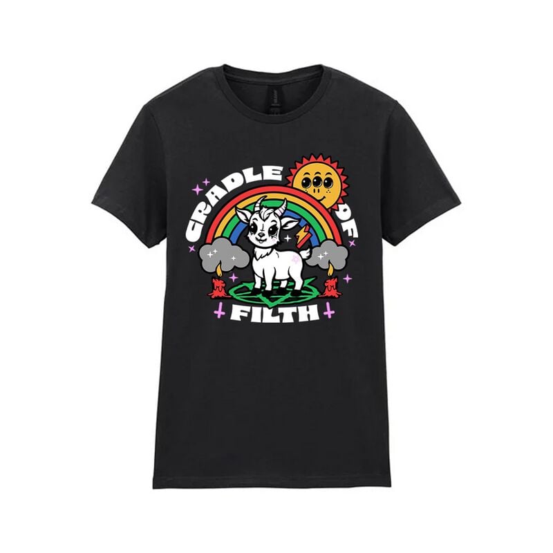 T-Shirt Manches courtes  de Cradle Of Filth - Cradle Of Fun Girlie - S à M - pour Femme - noir - Cradle Of Filth
