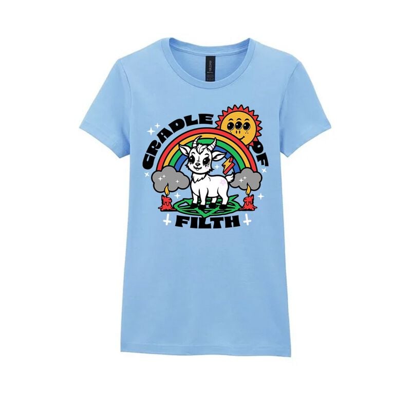 T-Shirt Manches courtes  de Cradle Of Filth - Cradle Of Fun Girlie - S à XL - pour Femme - bleu - Cradle Of Filth