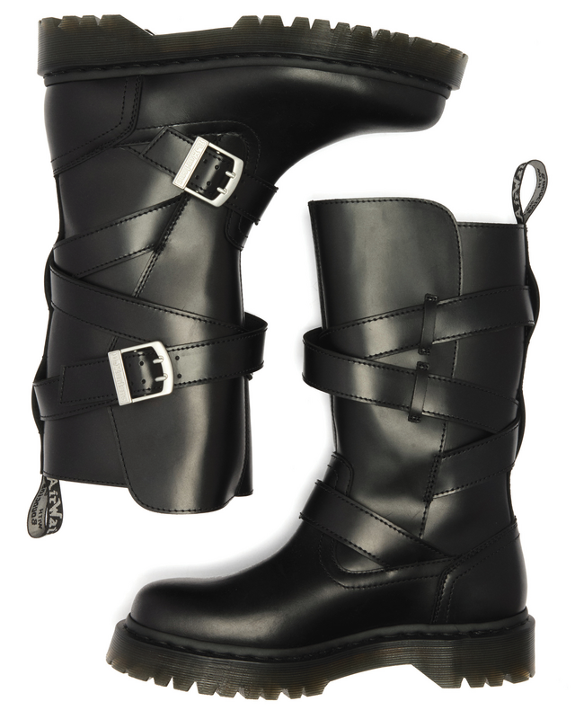 Bottes  de Dr. Martens - Anistone Strap - EU36 à EU41 - pour Femme - noir - Dr. Martens - View 2