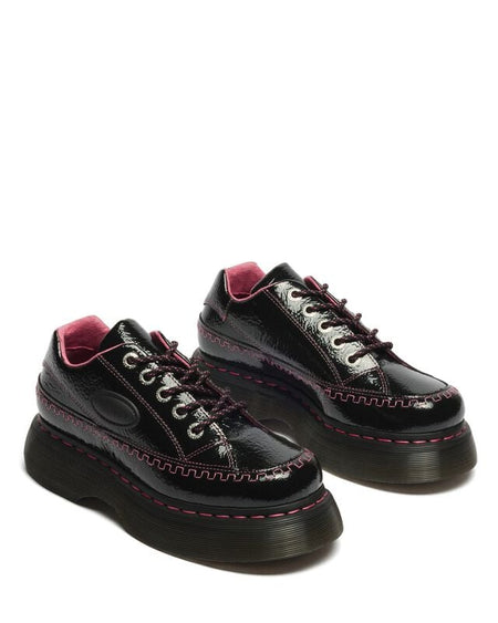 Chaussures basses  de Dr. Martens - Buzz 5i - Black Distressed Patent - EU36 à EU41 - pour Femme - noir - Dr. Martens