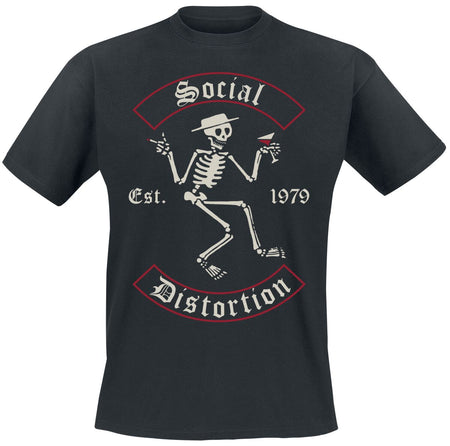 T-Shirt Manches courtes  de Social Distortion - Skelly Banner - S à 3XL - pour Homme - noir - Social Distortion
