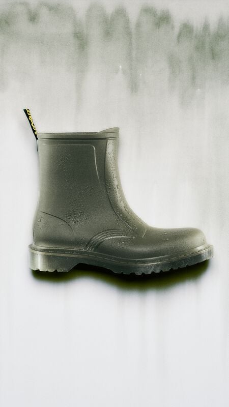 Bottes en caoutchouc  de Dr. Martens - 1460 Rain -DMs Olive PVC - EU36 à EU46 - pour Unisexe - olive - Dr. Martens