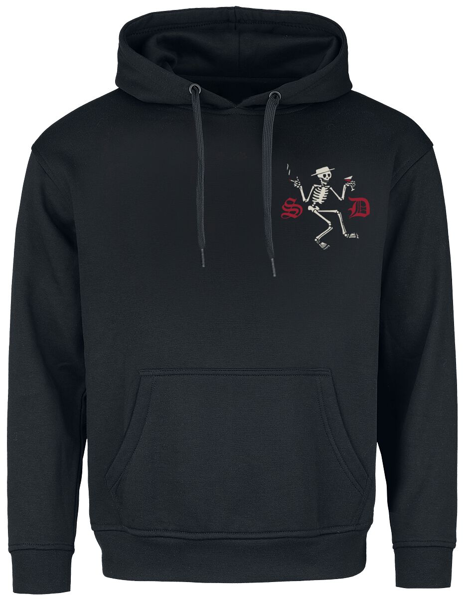 Sweat-shirt à capuche  de Social Distortion - Skelly Banner - S à 3XL - pour Homme - noir - Social Distortion