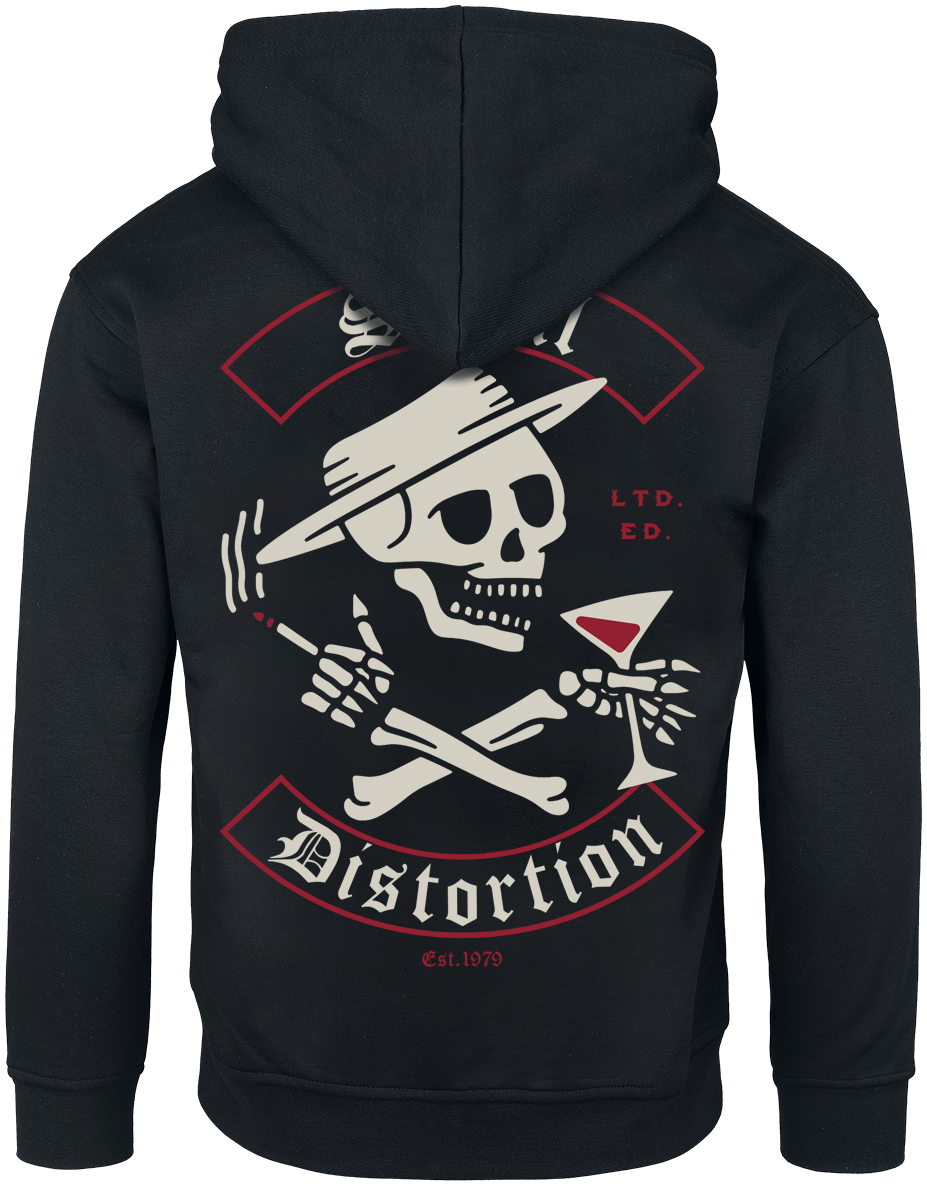 Sweat-shirt à capuche  de Social Distortion - Skelly Banner - S à 3XL - pour Homme - noir - Social Distortion - View 2